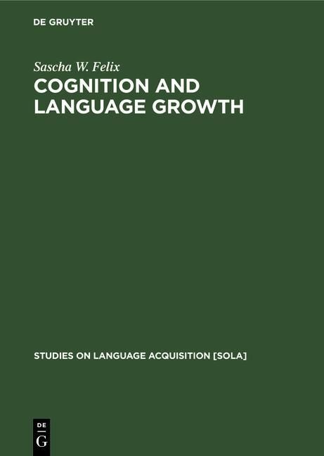 Produktbild: Cognition and Language Growth
