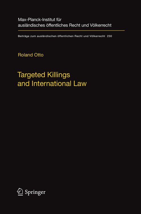 Produktbild: Targeted Killings and International Law
