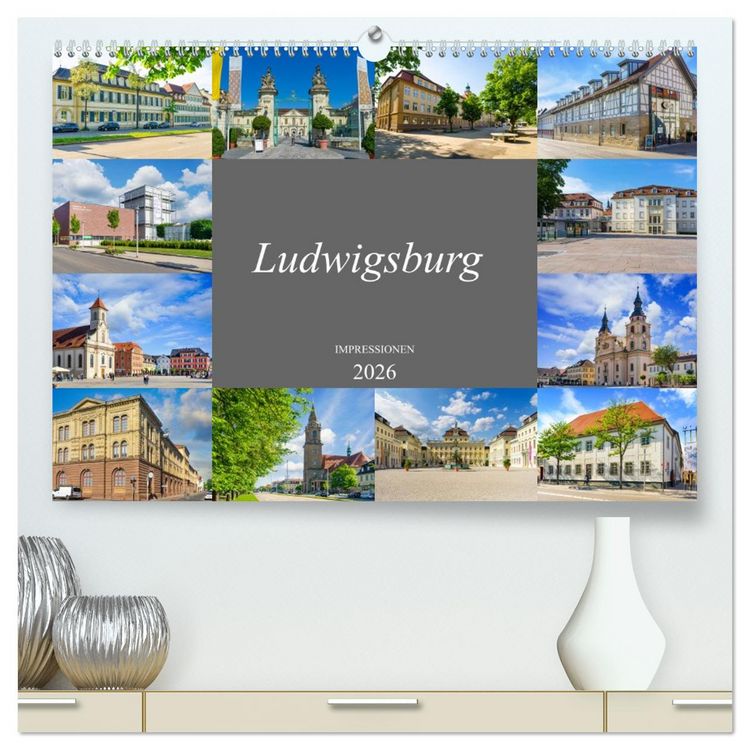 Produktbild: Ludwigsburg Impressionen (hochwertiger Premium Wandkalender 2026 DIN A2 quer), Kunstdruck in Hochglanz