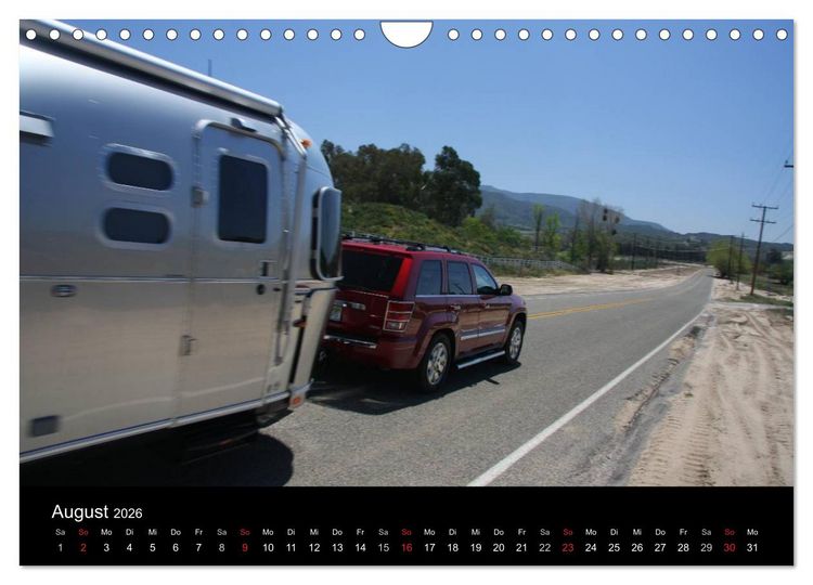 Produktbild: Airstream (Wandkalender 2026 DIN A4 quer), CALVENDO Monatskalender