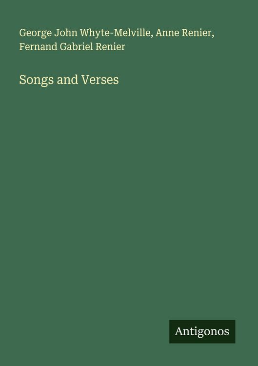 Produktbild: Songs and Verses