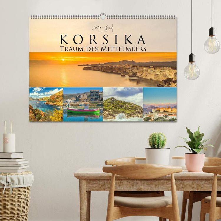 Produktbild: Korsika - Traum des Mittelmeers 2026 (Wandkalender 2026 DIN A2 quer), CALVENDO Monatskalender