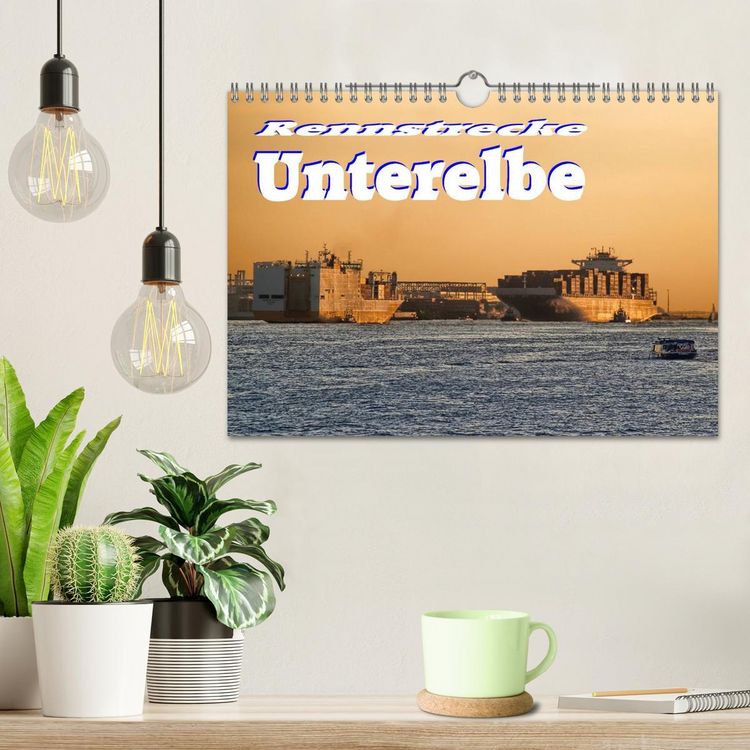 Produktbild: Rennstrecke Unterelbe (Wandkalender 2026 DIN A4 quer), CALVENDO Monatskalender