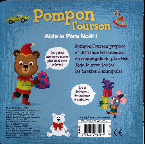Produktbild: Pompon l'ourson : aide le P&egrave;re No&euml;l !