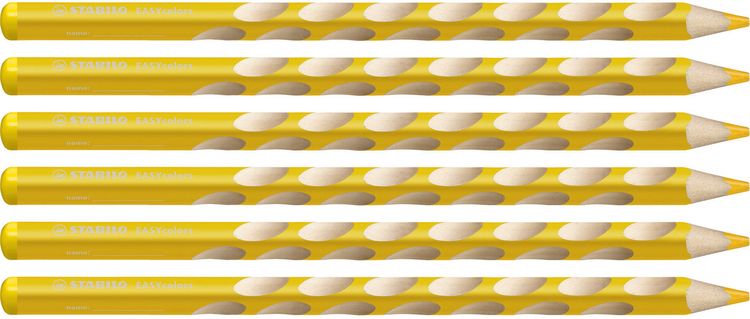 Produktbild: STABILO Ergonomischer Dreikant-Buntstift EASYcolors, f&uuml;r Linksh&auml;nder, gelb