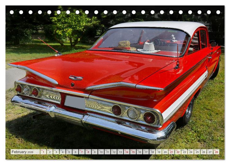 Produktbild: American Classic Cars - Photo collection (Desk Calendar 2026 DIN A5 landscape), CALVENDO 12 Month DeskCalendar