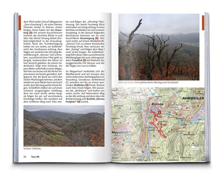 Produktbild: KOMPASS Wanderf&uuml;hrer Eifel mit Mosel, Luxemburger Schweiz und Hohem Venn, 70 Touren mit Extra-Tourenkarte