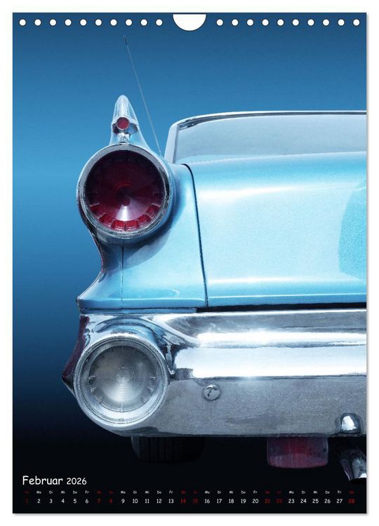 Produktbild: Amerikanische Autos 1950er bis 1980er Favoriten (Wandkalender 2026 DIN A4 hoch), CALVENDO Monatskalender