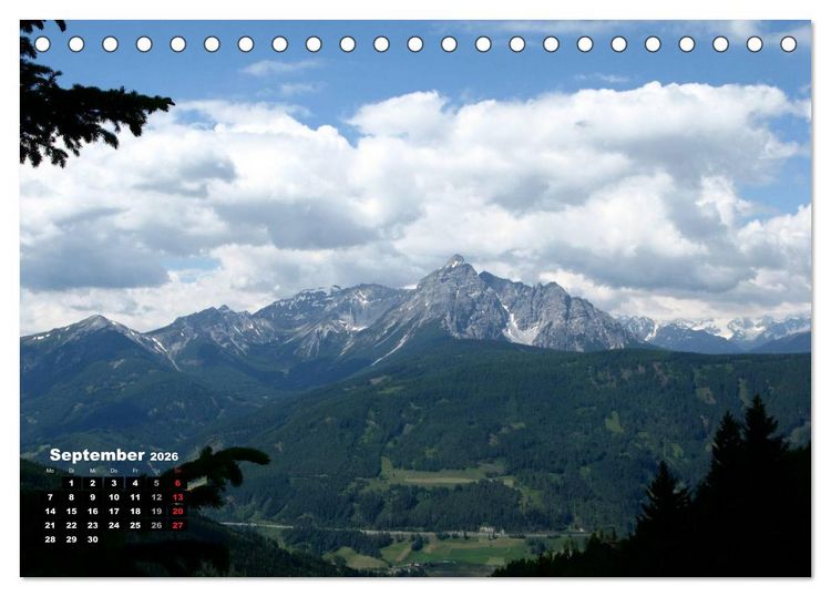 Produktbild: Unterwegs in Tirol (Tischkalender 2026 DIN A5 quer), CALVENDO Monatskalender