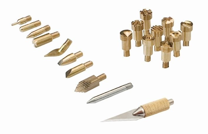 Produktbild: PEBARO 0261 - Brandmal-Set mit 20 Aufs&auml;tzen