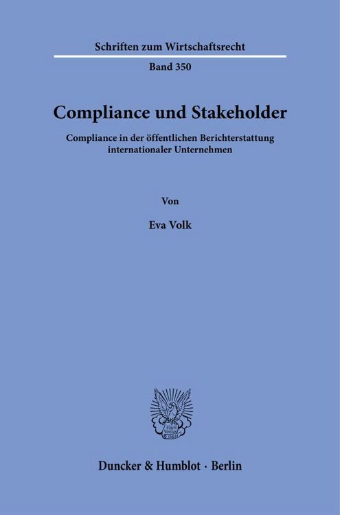 Produktbild: Compliance und Stakeholder.