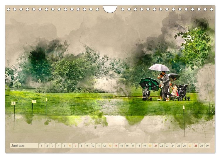 Produktbild: Ich liebe Golf (Wandkalender 2026 DIN A4 quer), CALVENDO Monatskalender