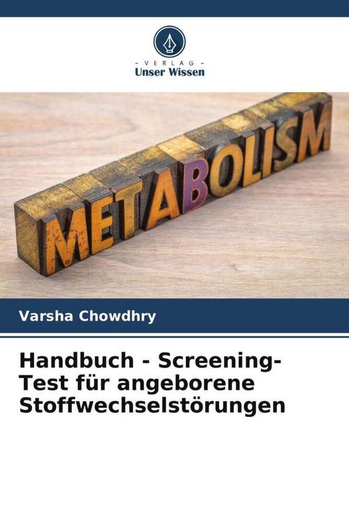 Produktbild: Handbuch - Screening-Test f&uuml;r angeborene Stoffwechselst&ouml;rungen