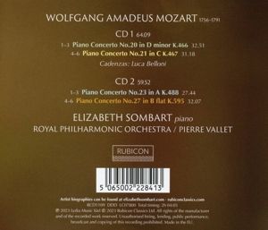 Produktbild: Mozart Piano Concertos: Nos. 20,21,23,27