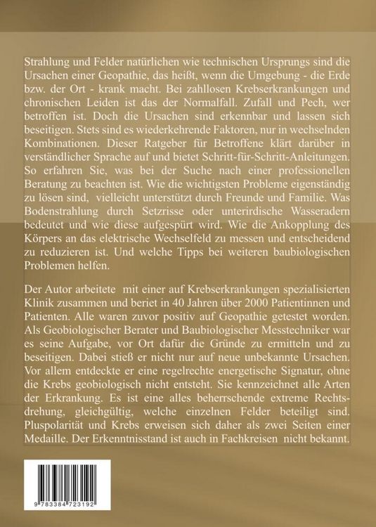 Produktbild: Das Krebs-Handbuch Strahlung und Geopathie