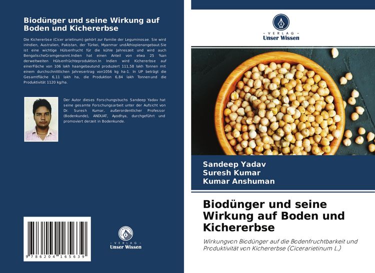 Produktbild: Biod&uuml;nger und seine Wirkung auf Boden und Kichererbse