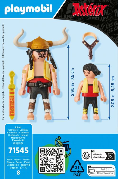 Produktbild: PLAYMOBIL 71545 Asterix: Costa y Bravo und Pepe