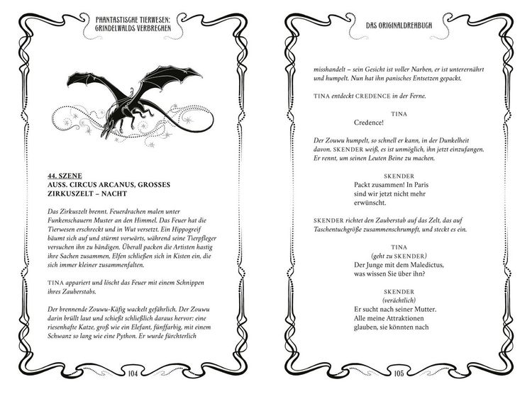 Produktbild: Phantastische Tierwesen: Grindelwalds Verbrechen (Das Originaldrehbuch)