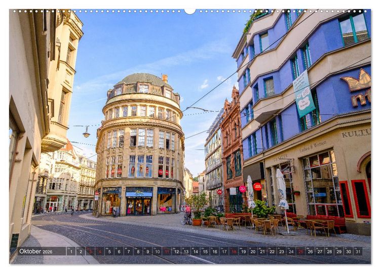 Produktbild: Ein Blick auf Halle an der Saale (Wandkalender 2026 DIN A2 quer), CALVENDO Monatskalender