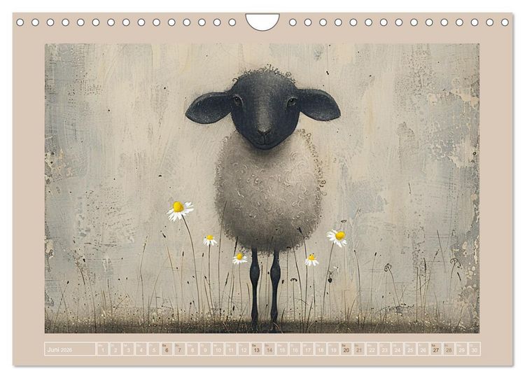 Produktbild: Sch&auml;fchenparade (Wandkalender 2026 DIN A4 quer), CALVENDO Monatskalender
