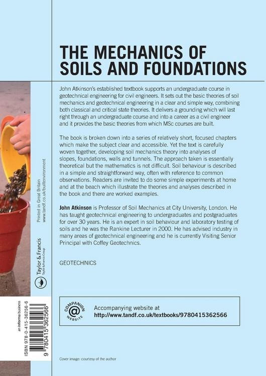 Produktbild: The Mechanics of Soils and Foundations