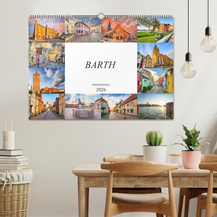 Produktbild: Barth Impressionen (Wandkalender 2026 DIN A2 quer), CALVENDO Monatskalender