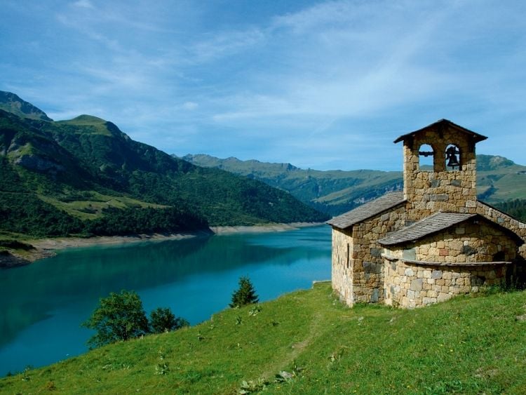 Produktbild: Kirche am Stausee Roselend (Puzzle)