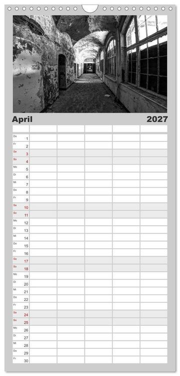 Produktbild: Familienplaner 2027 - Lost Beauty mit 5 Spalten (Wandkalender, 21 x 45 cm) CALVENDO