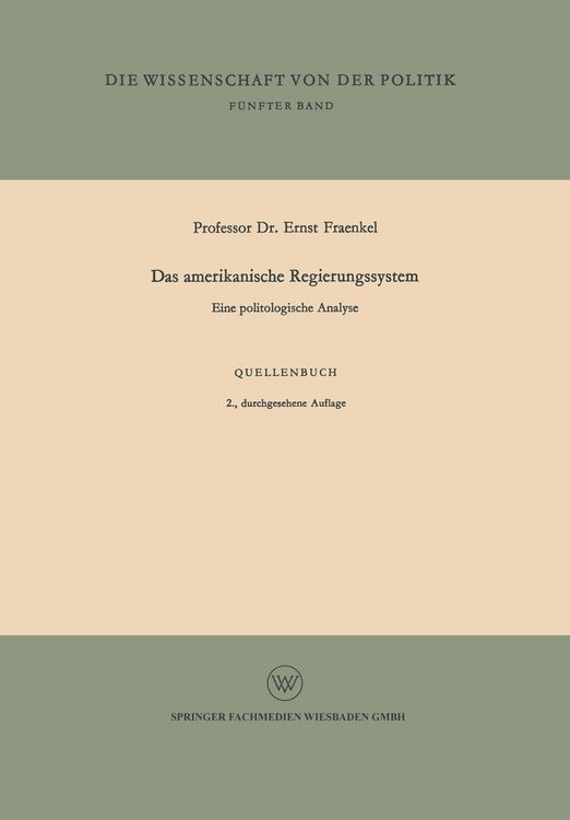 Produktbild: Das amerikanische Regierungssystem