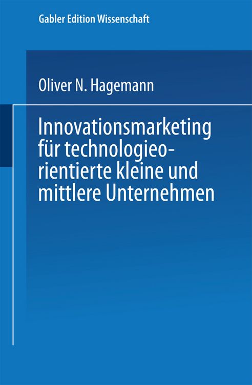 Produktbild: Innovationsmarketing f&uuml;r technologieorientierte kleine und mittlere Unternehmen