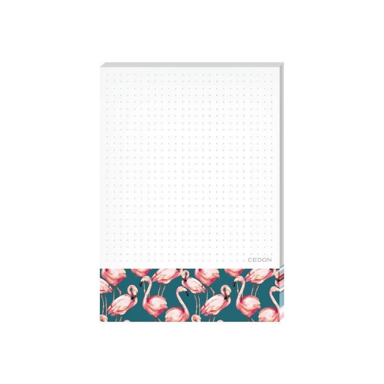 Produktbild: Notizblock A6 Pink Flamingo