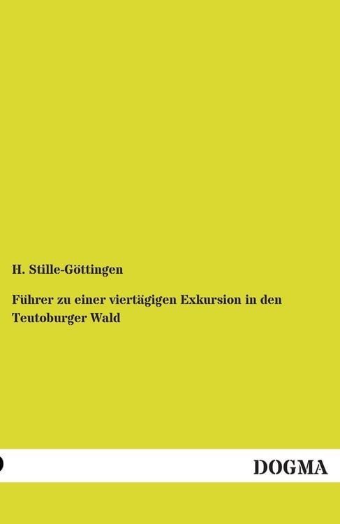 Produktbild: Führer zu einer viertägigen Exkursion in den Teutoburger Wald