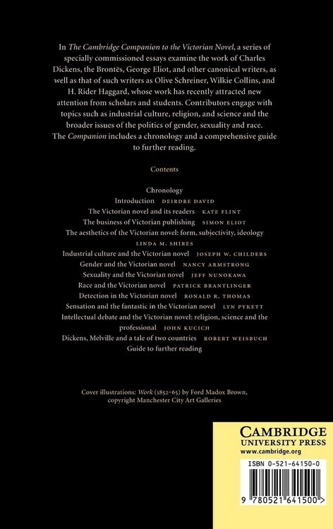 Produktbild: The Cambridge Companion to the Victorian Novel