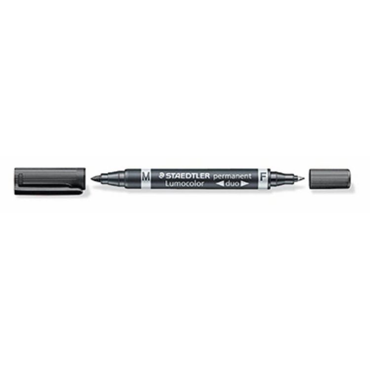 Produktbild: STADTLER Zweispitzmarker Lumocolor perm schw