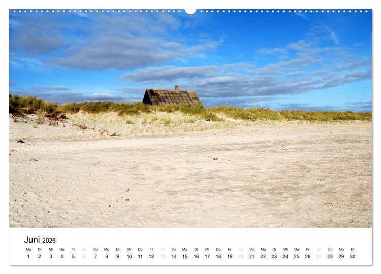 Produktbild: D&auml;nemark - Unterwegs in J&uuml;tland (Wandkalender 2026 DIN A2 quer), CALVENDO Monatskalender