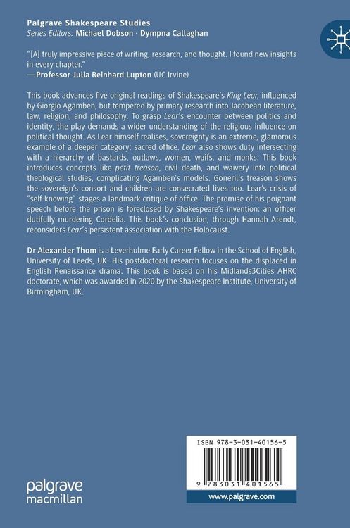 Produktbild: Office and Duty in King Lear