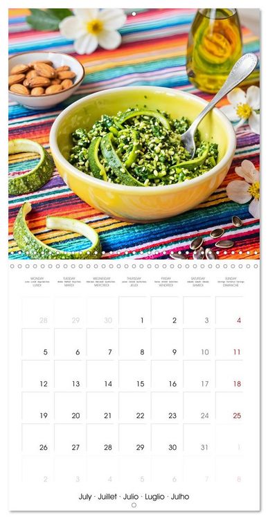 Produktbild: Zero Waste Pesto - From Scraps to Color &ndash; Vibrant Kitchen Magic (Wall Calendar 2027 12 &times; 12 Inch) CALVENDO 12 Month Wall Calendar