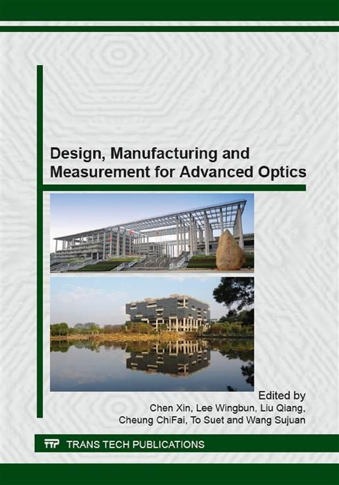 Produktbild: Design, Manufacturing and Measurement for Advanced Optics