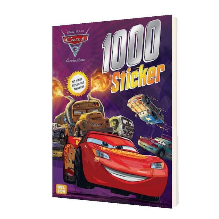 Produktbild: Disney Cars 3: 1000 Sticker
