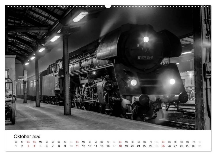 Produktbild: Dampfloks in der DDR (hochwertiger Premium Wandkalender 2026 DIN A2 quer), Kunstdruck in Hochglanz