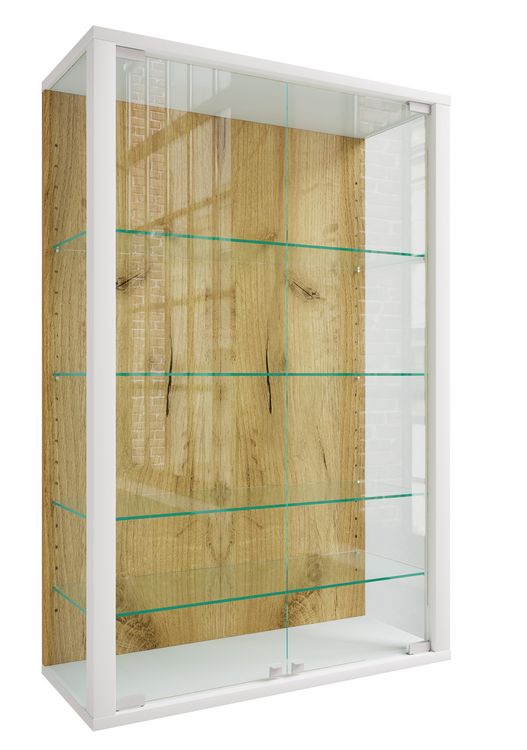 Produktbild: Wandvitrine H&auml;ngevitrine Glasvitrine Glas Udina L