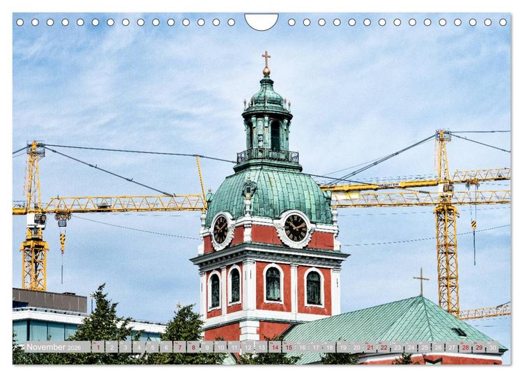 Produktbild: Stockholm - Mal anders gesehen (Wandkalender 2026 DIN A4 quer), CALVENDO Monatskalender