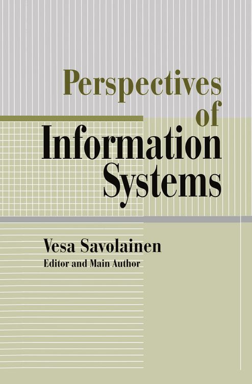 Produktbild: Perspectives of Information Systems