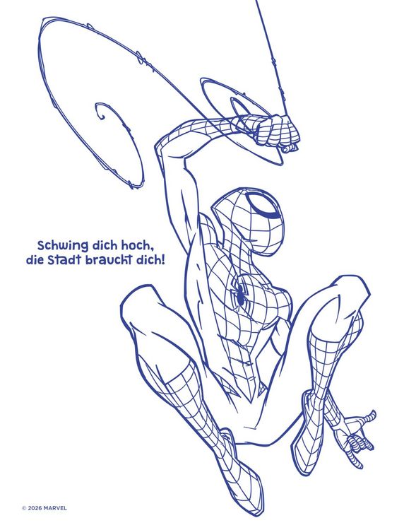 Produktbild: Mein Magnet-Malbuch Spider-Man