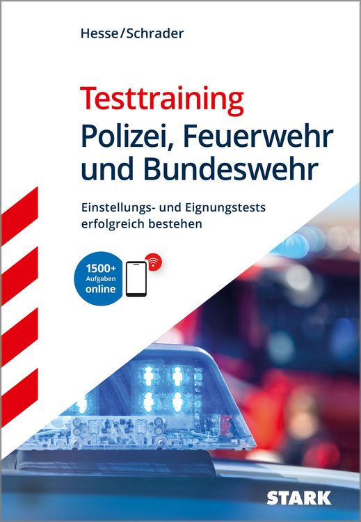 Produktbild: STARK Testtraining - Polizei, Feuerwehr und Bundeswehr - Einstellungstest