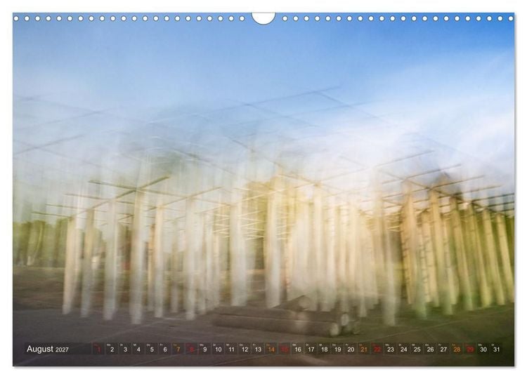 Produktbild: Experimentelle Fotografie - Schl&ouml;sser und Parks in Stuttgart (Wandkalender 2027 DIN A3 quer), CALVENDO Monatskalender