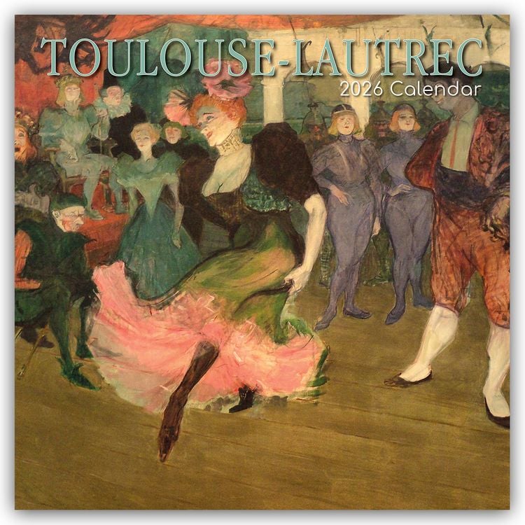 Produktbild: Toulouse-Lautrec – Henri de Toulouse-Lautrec – Kunstkalender 2026 16-Monatskalender
