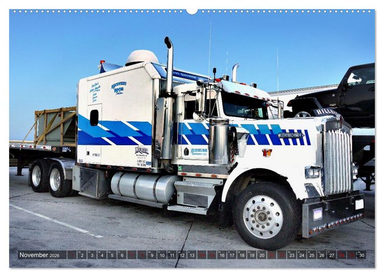Produktbild: Amerikanische Lastwagen - Trucks (Wandkalender 2026 DIN A2 quer), CALVENDO Monatskalender