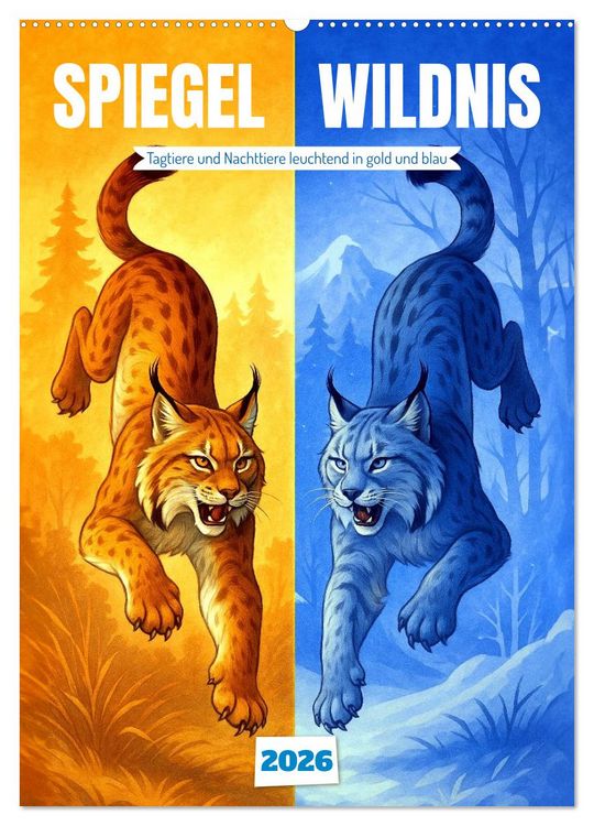 Produktbild: Spiegelwildnis (Wandkalender 2026 DIN A2 hoch), CALVENDO Monatskalender