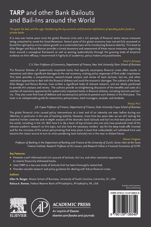 Produktbild: TARP and other Bank Bailouts and Bail-Ins around the World